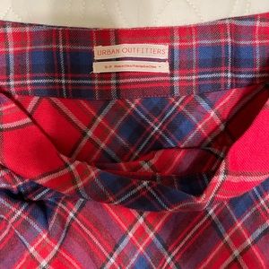 Urban Outfitters flannel plaid maxi skirt